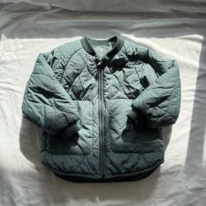 Zara Kids Green Padded Bomber 3-4T